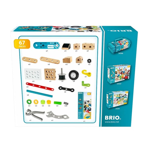 Pull Back Motor Set Byggsats Brio