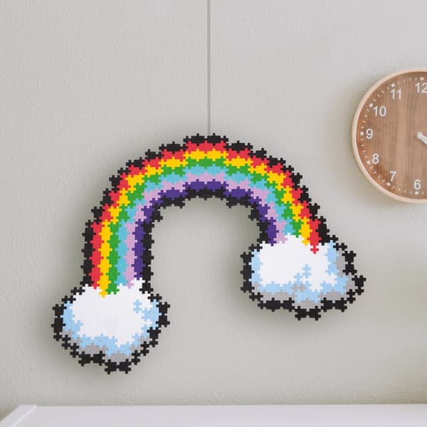 Puzzle By Number Rainbow and Unicorn 500 brikker Plus-Plus