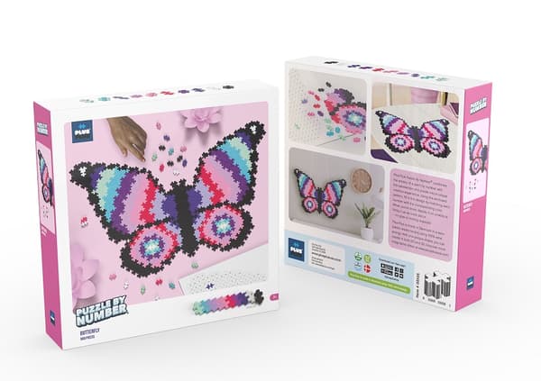 Puzzle By Number Butterfly 800 bitar Plus-Plus