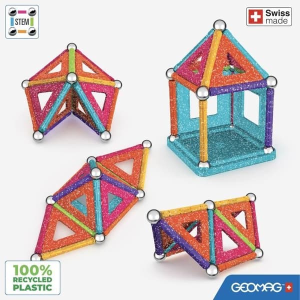 GEOMAG - Miljövänlig 35 st Glitter