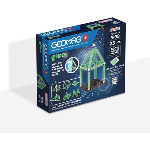 Geomag Glow Recycled Neodymium magnet-legetøj