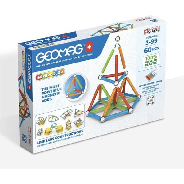 GEOMAG - Miljövänlig 22 st Glitter