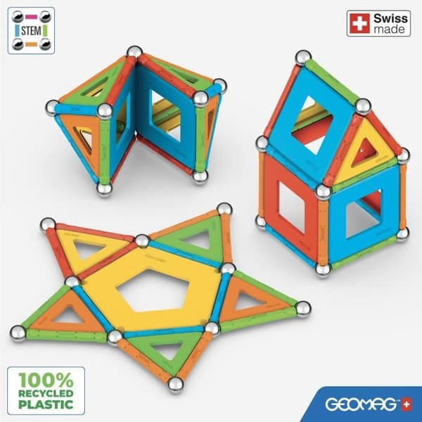 GEOMAG - EcoFriendly 52 st Paneler superfärg