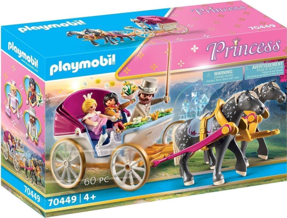 PLAYMOBIL Princess Romantic Horse Carriage - 70449