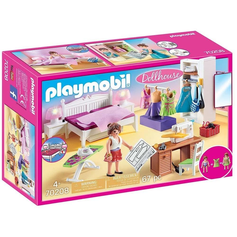 Playmobil Dollhouse Sovrum - Dockskåp Inredning