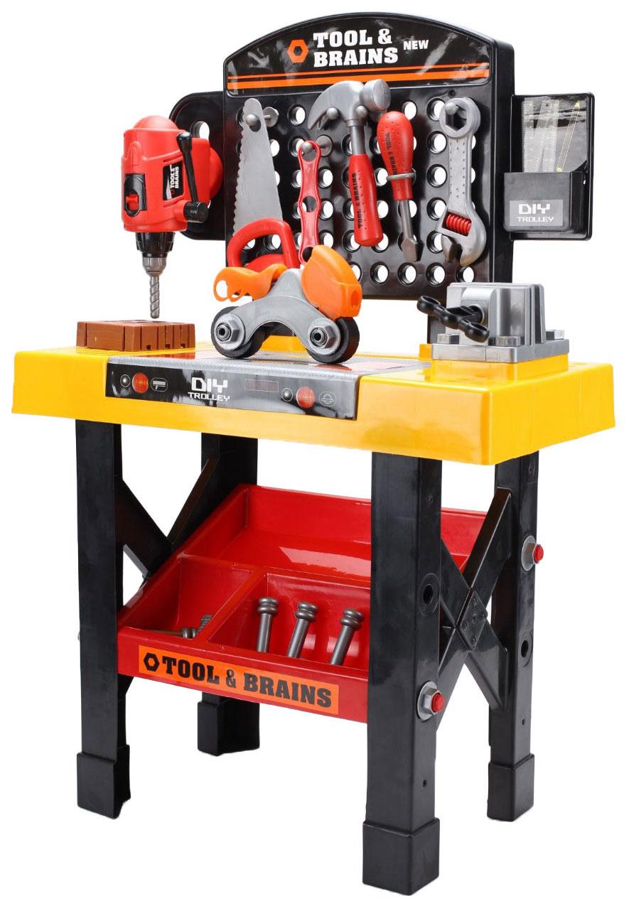 Barnverkstad - arbetsplatsleksaker - 39 delar - 75x49x26 cm