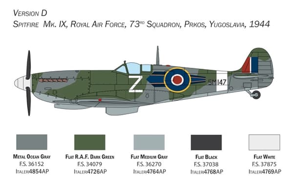 ITALERI 1:48 - Spitfire Mk. IX