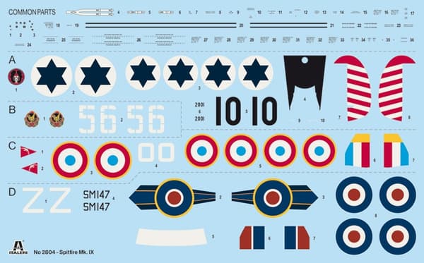 ITALERI 1:48 - Spitfire Mk. IX
