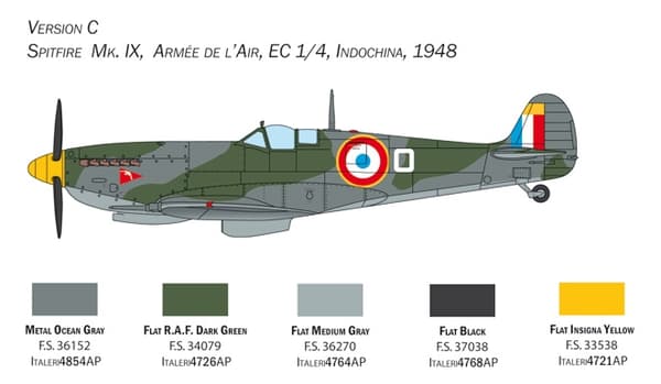 ITALERI 1:48 - Spitfire Mk. IX