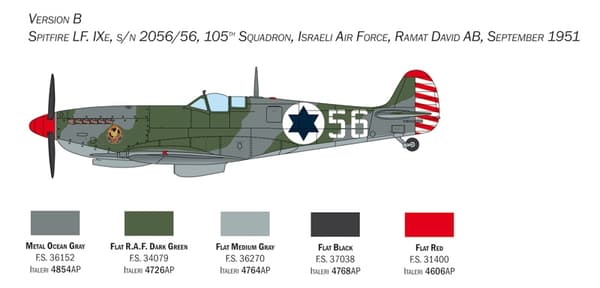 ITALERI 1:48 - Spitfire Mk. IX