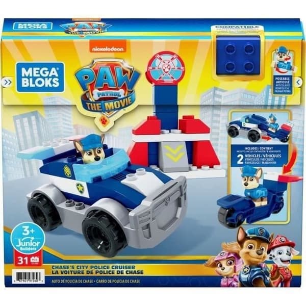 Mega Bloks - Paw Patrol Police Set - Byggstenar - Från 3 år