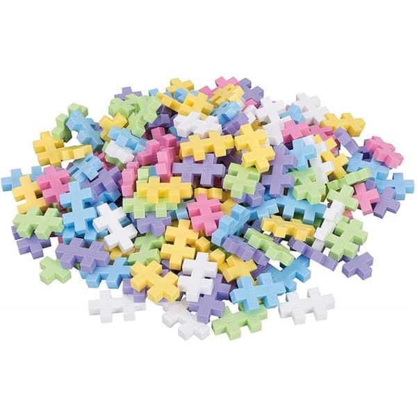 Byggspel - Plus-Plus - Kartong med 600 minipastell - Blandat - Blandat material - Flerfärgad