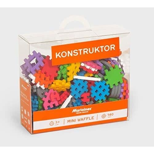 Mini Vaffelkonstruktör - Marioinex - 902363 - Set med 140 delar - Flerfärgad - Att monteras själv