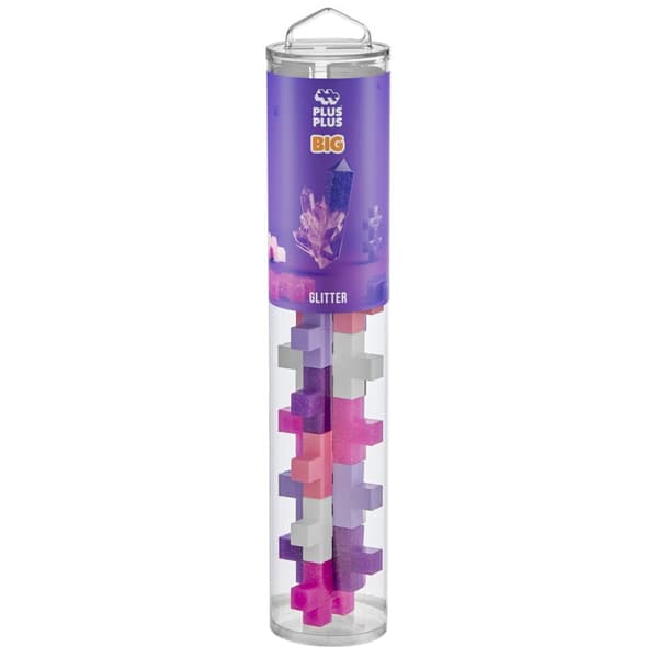 Plus-Plus BIG Glitter Mix / 15pcs Tube
