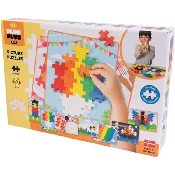 Box Midi BIG Basic 60 bitar Pussel - Plus Plus
