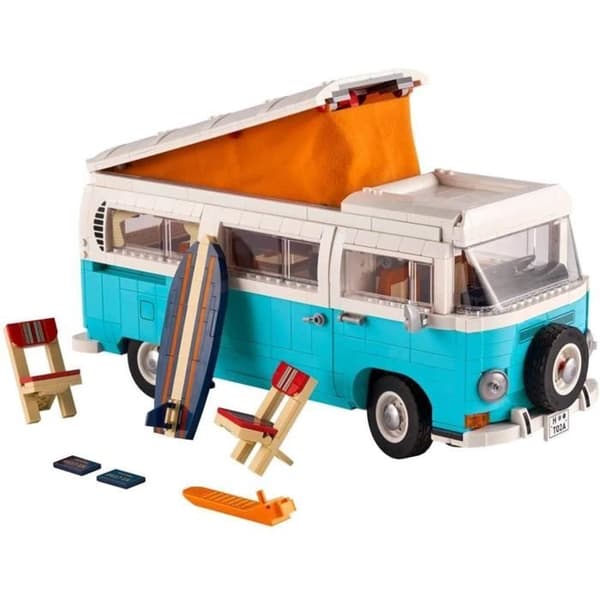 Leksak - Lego - Volkswagen T2 Husbil - Blå, Vit - Från 5 år - 10279