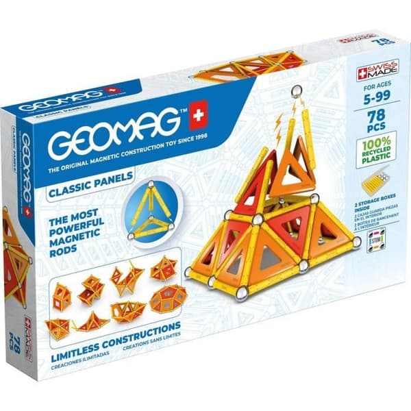 Geomag byggspel - EcoFriendly 78 st Paneler - GARDENKRAFT - Blandat - Från 5 år