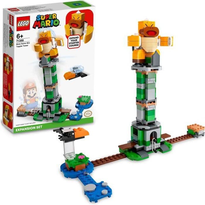 LEGO® 71388 Super Mario Boss Brother Sumos Infernal Tower Expansion Set, Barnleksak 6 år gammal, Samlarleksak