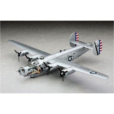 Flygplansmodell - HASEGAWA - B-24J Liberator - Barn - Pojke - 14 år gammal - Vit