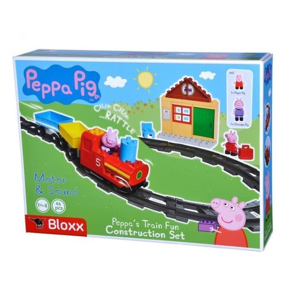 Tågset - Stort - 800057166 - 59 delar - Opa Pig och Peppa figurer - Från 18 månader