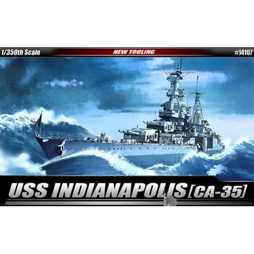 Fartygsmodell - ACADEMY - USS INDIANAPOLIS CA-35 - 1:350
