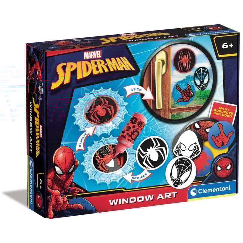 Marvel Spiderman Art in the window kit