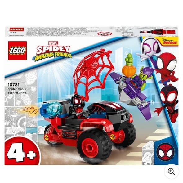 Marvel LEGO 10781 Miles Morales Spider-Man Techno Trike Set
