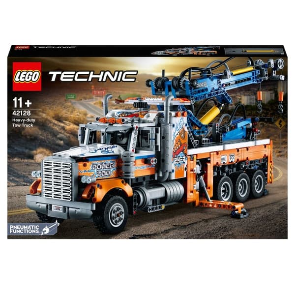 LEGO 42128 Technic Heavy-Duty Tow Truck Model Building Set