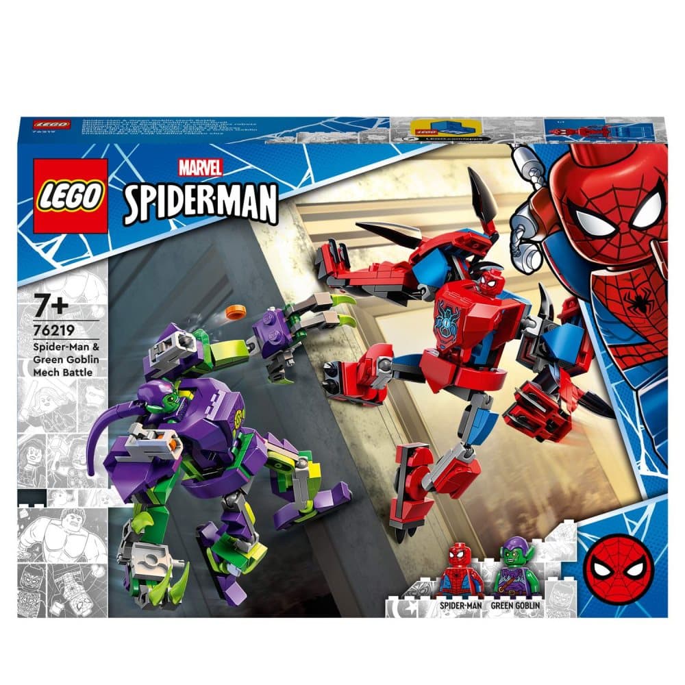 LEGO Marvel Spider-Man & Green Goblin Mech Battle