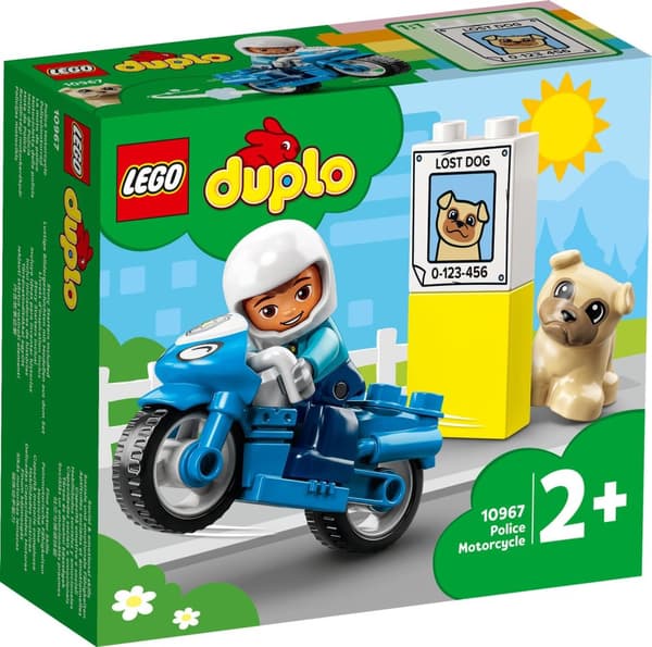 LEGO DUPLO poliisimoottoripyörä - 10967