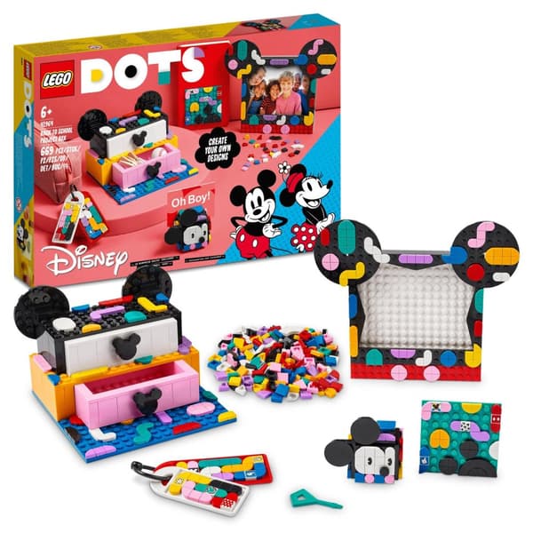 LEGO DOTS Musse Pigg & Minnie Mouse: Tillbaka till skolan - 41964
