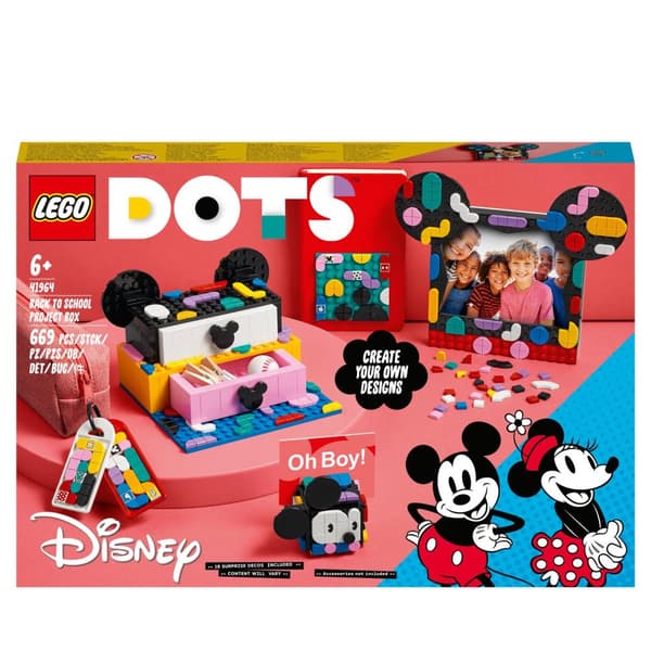 LEGO DOTS Musse Pigg & Minnie Mouse: Tillbaka till skolan - 41964