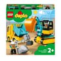 Miniatyrbild 1 av 10: LEGO Duplo 10931 LEGO® DUPLO® grävmaskin och lastbil (10931)