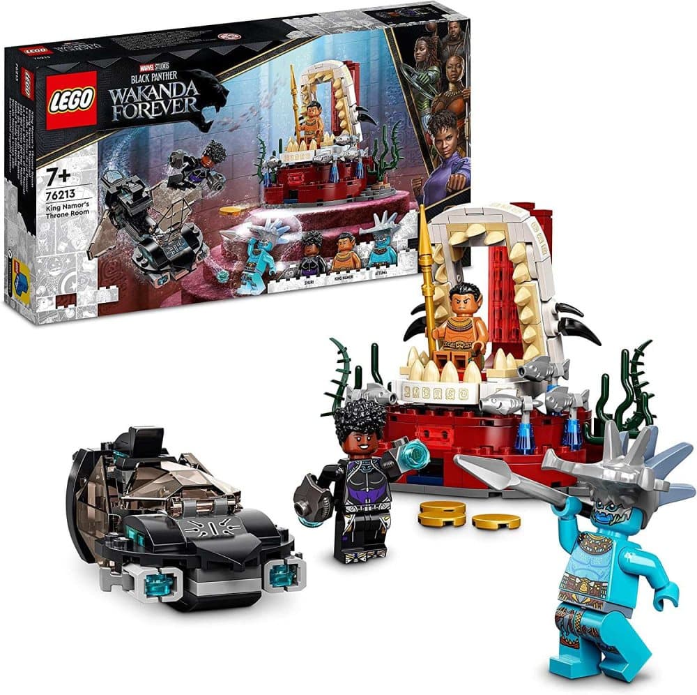 LEGO 76213 Marvel Kung Namors tronrum Ubåt och tronrum: Filmen Black Panther Wakanda