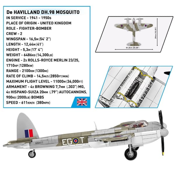 Cobi De Havilland DH-98 Mosquito