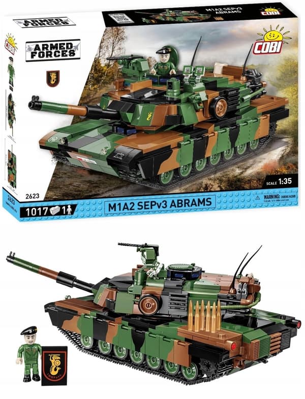 Cobi M1A2 SEPv3 Abrams Tanks