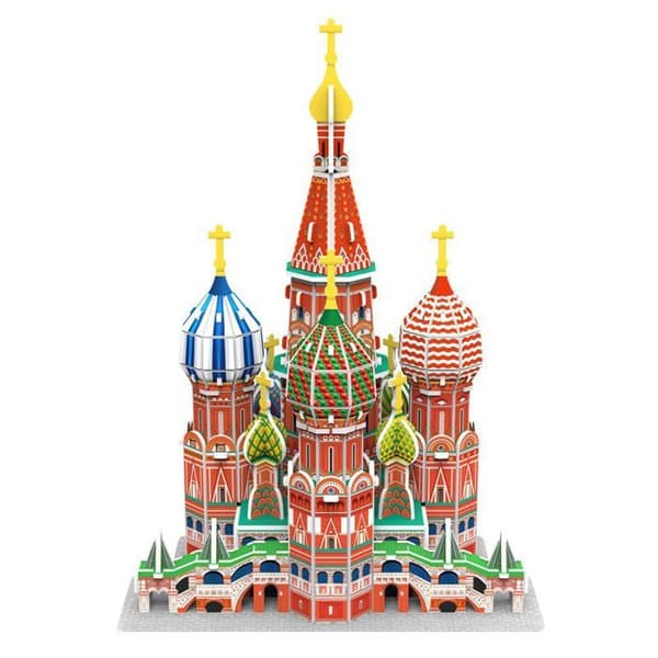3D-modellpussel - Sankt Basilius-katedralen - Arkitektur och monument - Barn - KREATIVT FÖR VI HAR ALLA TALANG