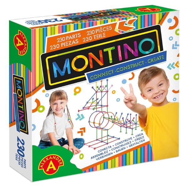 Montino 230 byggleksaker (230 delar)