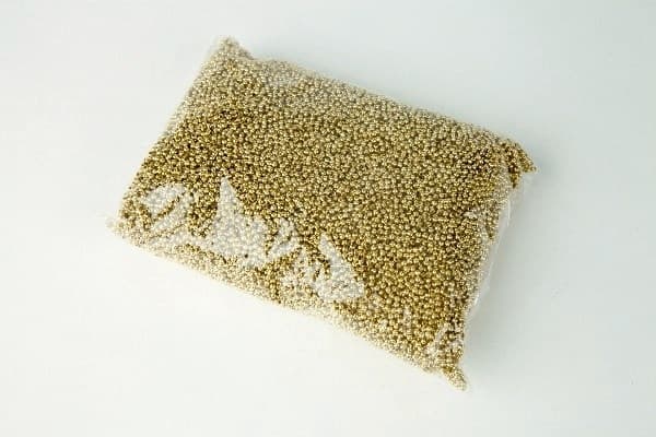 Voksperler 3mm 500g sort