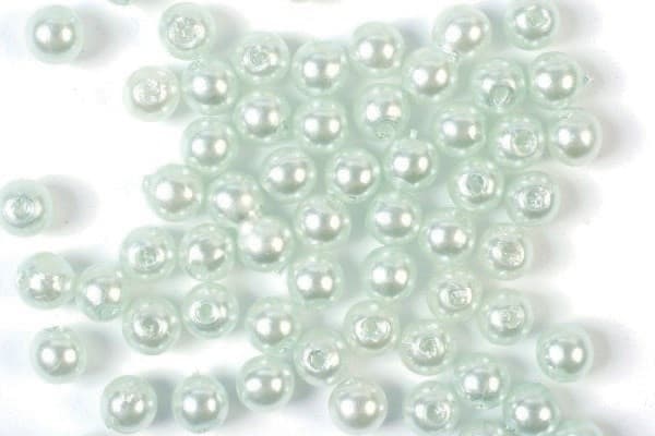 Plastpärlor 5mm 500g, Ljusgrön