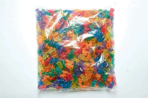 Pearl`n fun Transparenta plastpärlor, djurmix 1000g