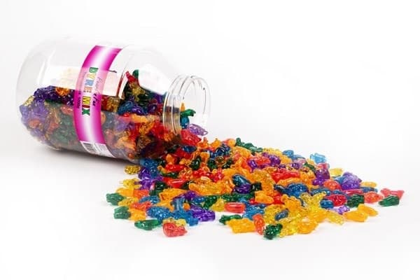 Pearl`n fun Plastpärlor djurmix, 1000g
