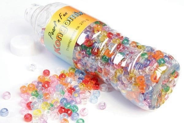 Pearl`n fun Congo mix i ulike transparente farger, 270 g