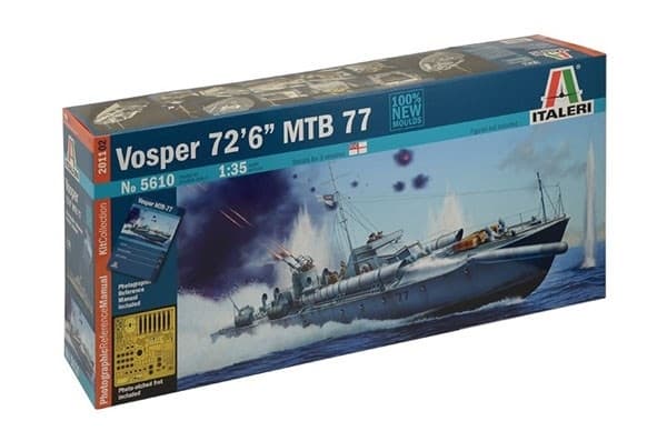 Italeri 1:35 VOSPER 72'6' MTB 77 PRM EDITION