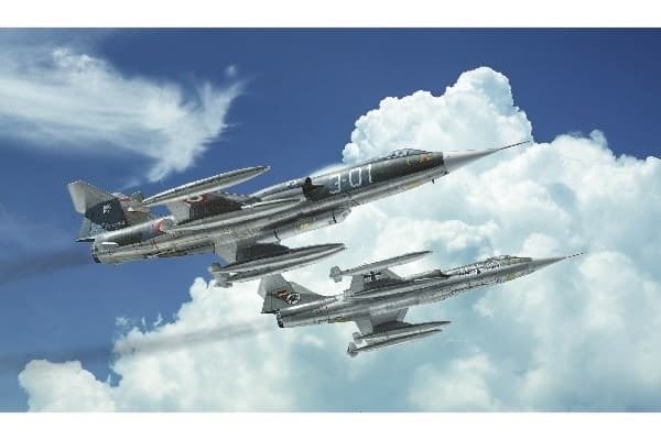 Italeri 1:32 F-104G Recce Upgraded Edition-w. Pod Orpheus