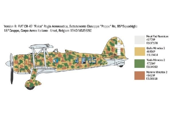 ITALERI 1:48 Fiat CR.42 ''Falco''