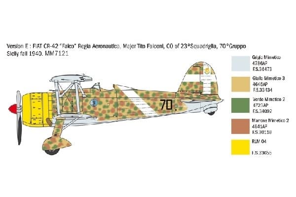 ITALERI 1:48 Fiat CR.42 ''Falco''