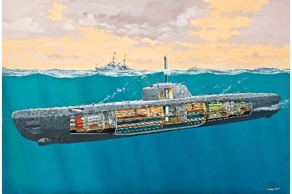 Revell U-Boat XXI Type w, Interieur
