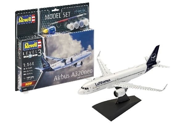 Revell Model Set Airbus A320 Neo 'Lufthansa' 1:144