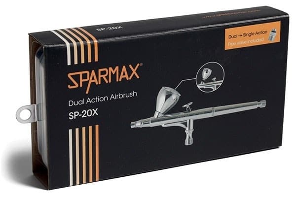 Airbrush, SP-20X, 0,2 mm tyngdekraftsmating 7cc